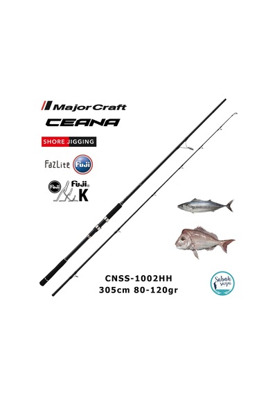 Major Craft Ceana Cnss-1002hh 305cm 80-120gr 2p Shore Jigging Kamış