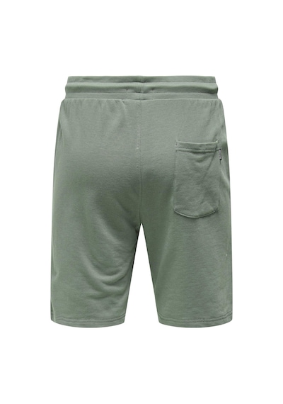 Only & Sons Erkek Onsneıl Belden Bağlamalı Pamuk Şort 22015623 Haki
