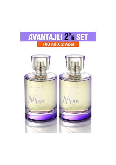 Alberto Taccini Napae Kadın Parfüm EDP 2 x 100 ML