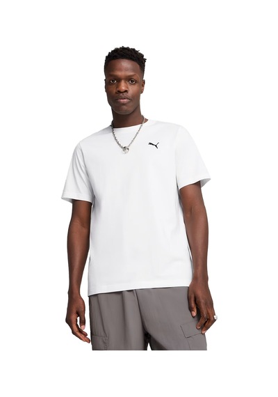 Puma Wardrobe Erkek Beyaz Günlük Stil T-shirt 62964402 Beyaz