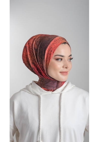 Hürrem Bone Kırmızı Pratik Hazır Geçmeli Tesettür Bone Sandy Kumaş Batik Dese Kırmızı Hürrem Bone Kırmızı Pratik Hazır Geçmeli Tesettür Bone Sandy Kumaş Batik Dese Kırmızı