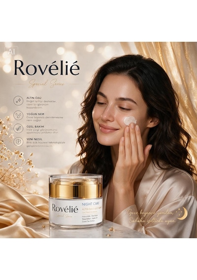 Yeni Nesil Altın Otu Özlü Bitki Kök Hücresi Night Care Gece Kremi 50 Ml