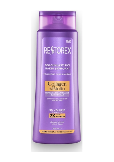 2 Adet Restorex Şampuan Kolajen Biotin 500 Ml