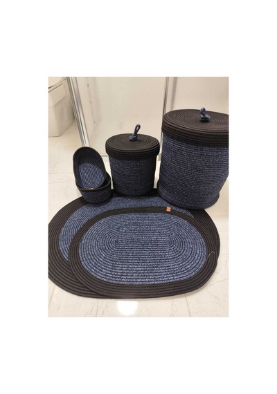 Jüt Hasır 6 Lı Banyo Paspas Takımı Bohem Tarzı Paspas:50x80/ 40x60 /çamaşır Sepet 40x36 ,25x26 Kırçılmavi Siyah Kırçılmavi Siyah Jüt Hasır 6 Lı Banyo Paspas Takımı Bohem Tarzı Paspas:50x80/ 40x60 /çamaşır Sepet 40x36 ,25x26 Kırçılmavi Siyah Kırçılmavi Siyah