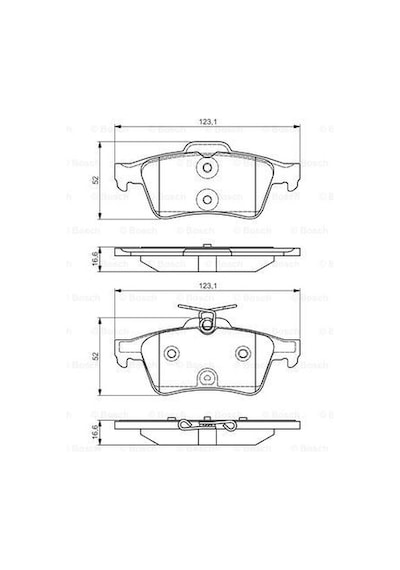 Volvo S40 Ön ve Arka Fren Balata 2.0 145 Hp 2004-2014 Bosch