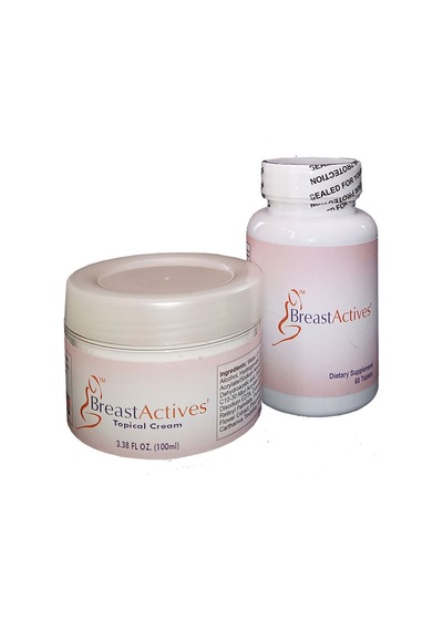 Breast Actives Topical Cream + Breast Actıves Dietary Supplement