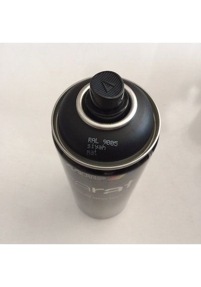 Motip Carat 400 ML Sprey Boya-mat Siyah-ral9005 Germany