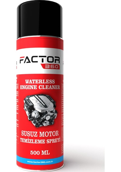 Factor360 Otomobil Araç Susuz Motor Temizleme Aerosol 500 Ml