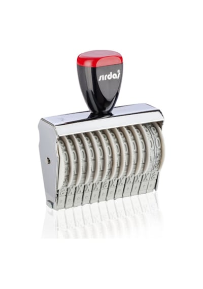 Sırdaş Numaratör Elle Çevirmeli 12 Hane 9 Mm 15912 (506040926)