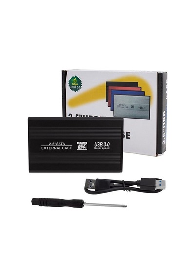 Pm-13948 Siyah 2.5 Usb 3.0 Sata Hdd Destekli Taşınabilir Harddisk Kutusu
