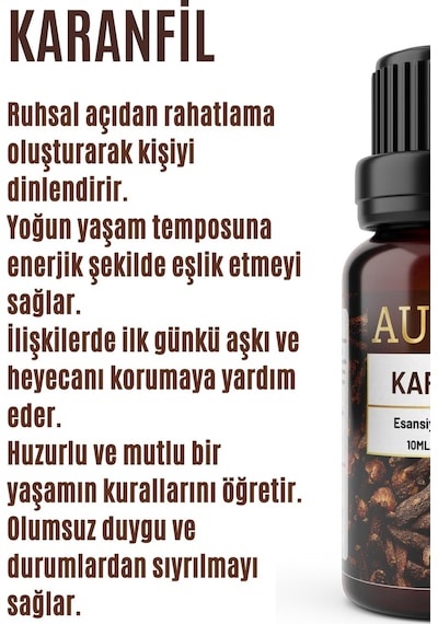 Auran Karanfil Esansiyel Uçucu Yağı 10 ML