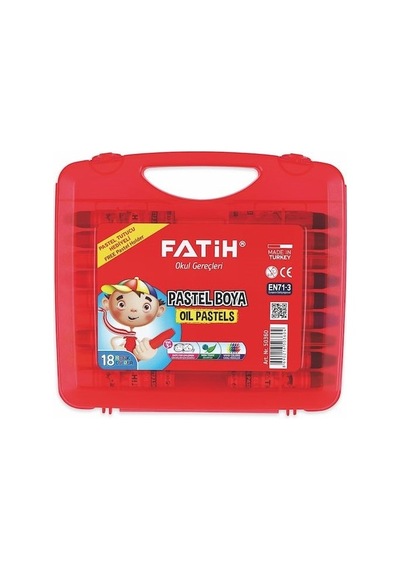 Fatıh Pastel Boya 18 Renk Kıng Sıze Çantalı 50360