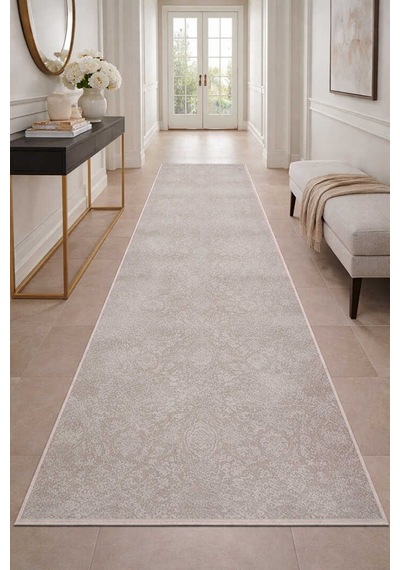 Alya Modern Tasarım Makine Halısı 29459 Kemik