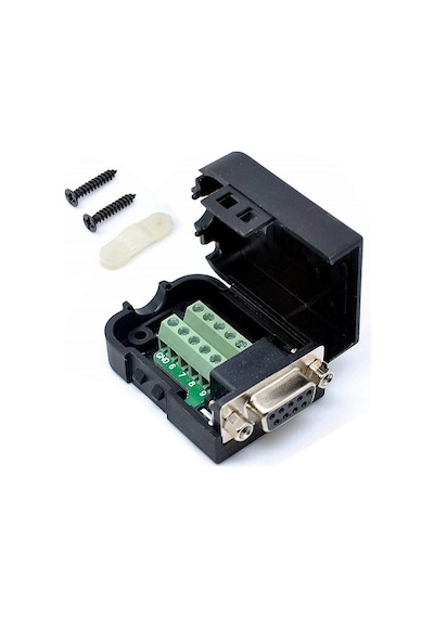 9 Pin Dişi Konnektör Klemensli
