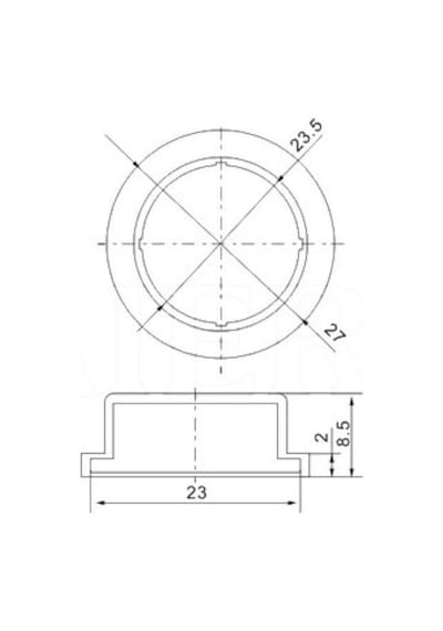 Kcd1 Su Geçirmez Anahtar Kılıfı - 23Mm