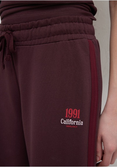 Mavi - California Baskılı Bordo Eşofman Altı 1011201-70223 Bordo