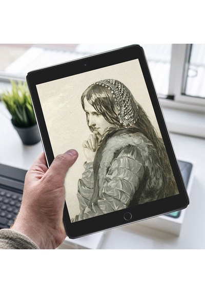Ally Apple Uyumlu iPad 9.7 İnch Paper Like Film Darbe Emici Pet Ekran Koruyuc