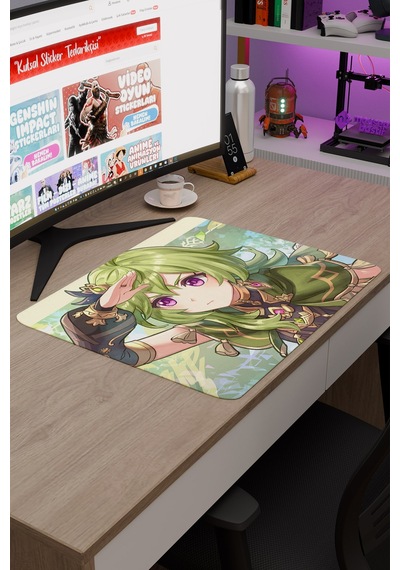 Collei Genshin Impact Anime Gacha V1 - 48x40 Xl Gaming Mouse Pad Fare Altlığı