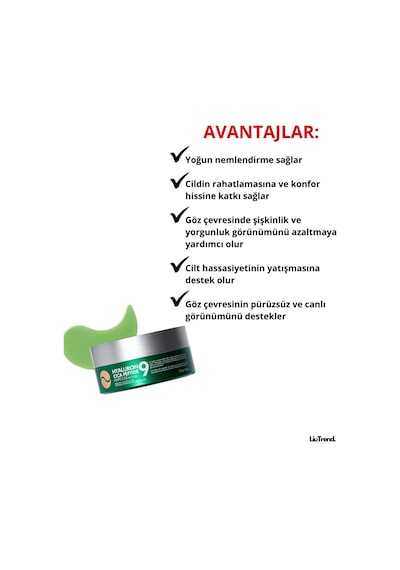 Medipeel Hyaluron Cica Peptide 9 Ampoule Eye 60 Adet Peptit Içeren Bandı M0081