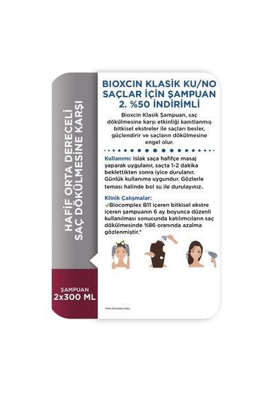 Klasik Kuru Ve Normal Saçlar Için Şampuan 300 Ml