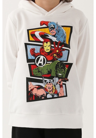 Avangers Krem Erkek Çocuk Eşofman Takımı