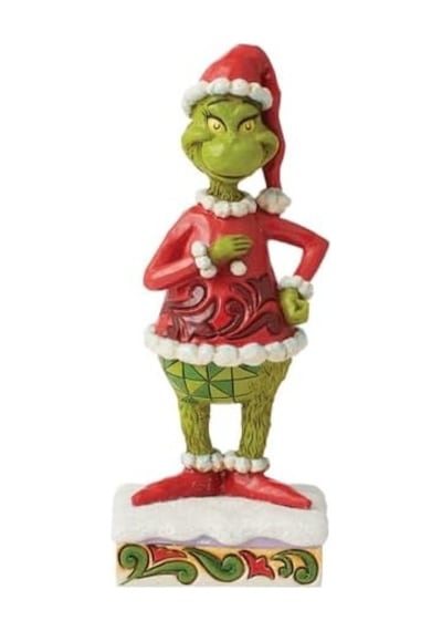 Jim Shore Dr. Seuss Mutlu Grinch Heykelcik 16,5 Cm