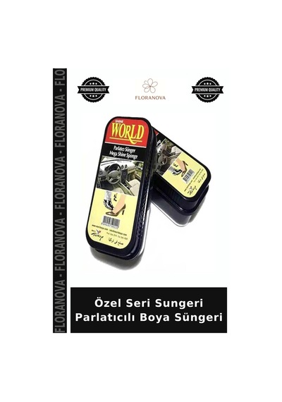 Floranova Özel Seri Sungeri Parlatıcılı Boya Süngeri Çok Renkli