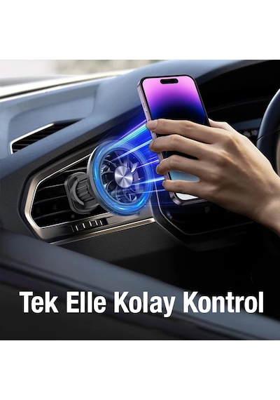 Ally Ml-216 Magsafe Araç İçi Havalandırma Telefon Tutucu- 5775