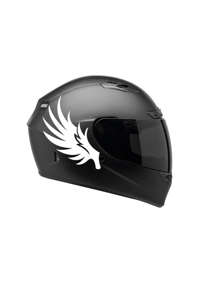 One Vıp Sale Tek Renk Kanat Wing Helmet Stickers Kask Sticker Etiket Modeli 2 Uyumlu