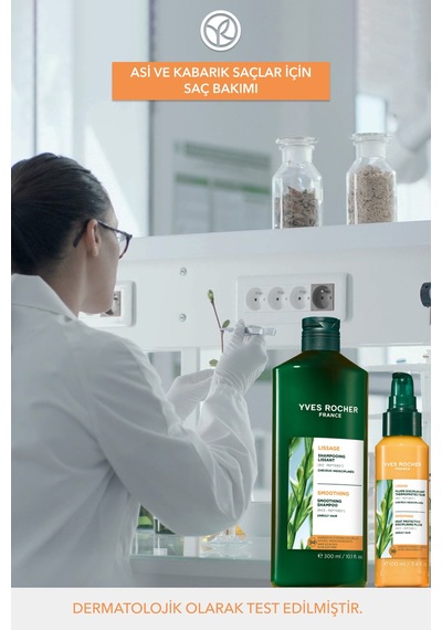 Yves Rocher Yatıştırıcı Prebiyotik Şampuan-asi Ve Kabarık Saçlar / Lissage-sls,sles İçermez,vegan-300ml