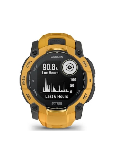 Garmin Instinct 3 - 45 MM Turuncu Gri (Distribütör Garantili)