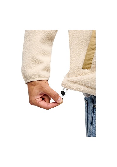 Quiksilver Clean Coast Fz Bej Dik Yaka Regular Fit Erkek Polar Sweatshırt Çok Renkli