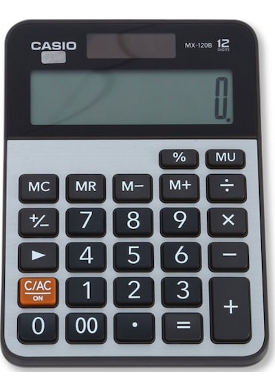 Casio MX-120B 12 Hane Masaüstü Hesap Makinesi