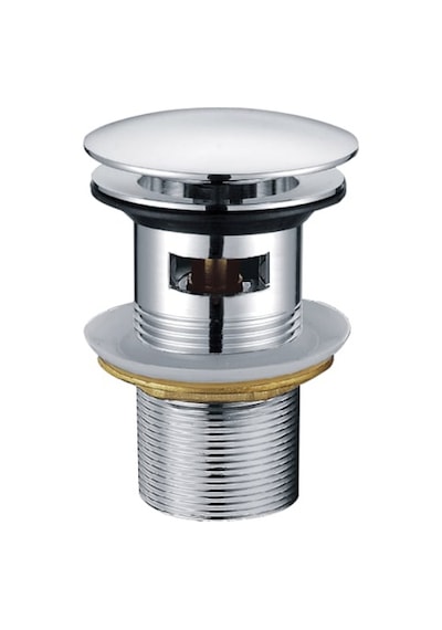 Creavit Sf031 Otomatik Pop-up Sifon Başlığı Taşmalı Krom Lavabo T Krom