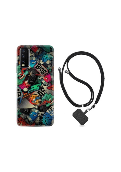Vivo Y11S Kılıf Boyun Askılı Bass 1886