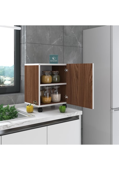 Kenzlife Mutfak Dolabı Mine 048 030 032 Cvz Kapaklı Tekerlekli Banyo Evrak Ofis Kitaplık Ayakkabılık Kiler Ceviz Kenzlife Mutfak Dolabı Mine 048 030 032 Cvz Kapaklı Tekerlekli Banyo Evrak Ofis Kitaplık Ayakkabılık Kiler Ceviz