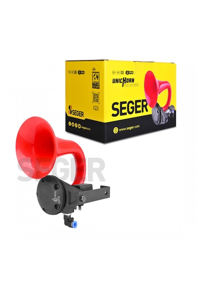 Seger 24 Volt Tek Boynuz Borulu Unıchorn Salyangoz Havalı Korna