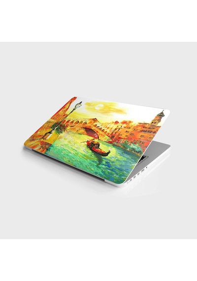 Laptop Sticker Bilgisayar Notebook Pc Kaplama Etiketi Venedik Yağlıboya