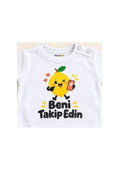 Babylimon Beni Takip Edin Beyaz Kısa Kollu Çıtçıtlı Bebek Zıbını Beyaz - Beni Takip Edin - 928161937 Beyaz - Beni Takip Edin Babylimon Beni Takip Edin Beyaz Kısa Kollu Çıtçıtlı Bebek Zıbını Beyaz - Beni Takip Edin - 928161937 Beyaz - Beni Takip Edin