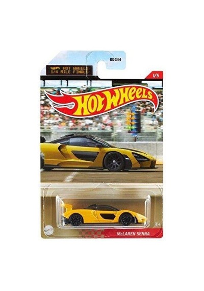 Hot Wheels 1/4 Mile Kings Kısa Mesafe Yarış Arabaları Mclaren Senna Gyn21 Grp28 Çok Renkli