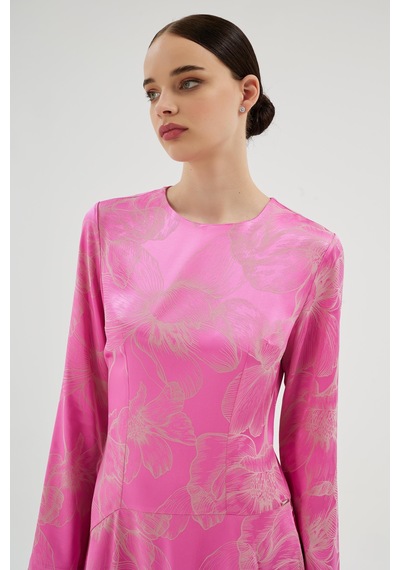 Senna Celeste Elbise Pembe Pembe