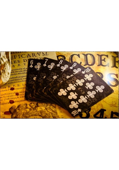 Legends Playing Cards Divination Black Premium Oyun Kağıdı Koleksiyonluk İskambil Kartları Destesi