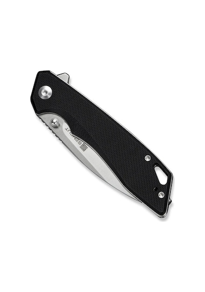 Sencut Stratex Black G10 Handle Satin Finished 9cr18mov Blade Kamp Çakı Siyah