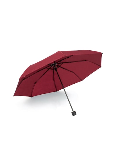 Eleven Markets Mini Çanta Boy Bayan Şemsiyesi Bordo Manuel Şemsiye Bordo
