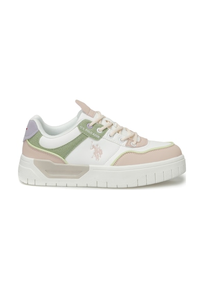 U.s. Polo Assn. Candy 4fx Bej Kadın Sneaker 000000000101544094 Bej - Beyaz