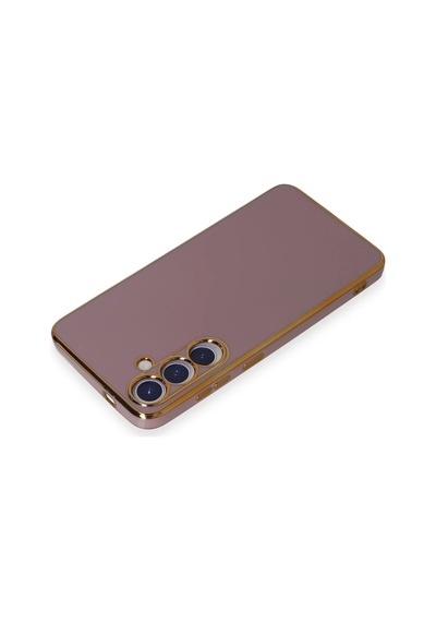 Mey İthalat Samsung Uyumlu Galaxy S24 Plus Kılıf Volet Silikon - Mor