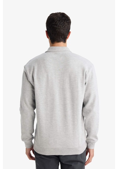 Defacto Sweatshirt F9324ax26spgr210 Gri-gr210