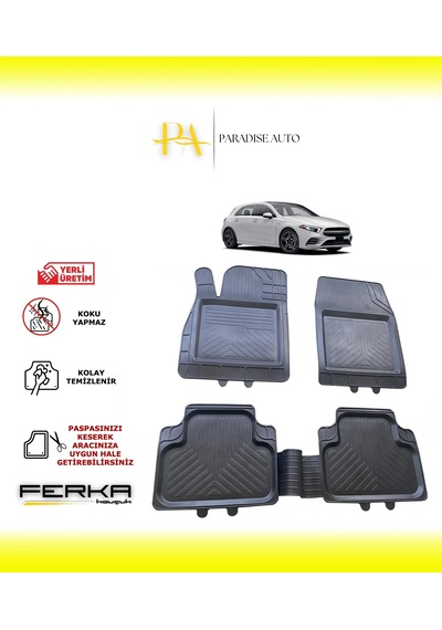 Mercedes A Serisi A200 W177 2018 Ve Üstü Uyarlanabilir Universal Havuzlu Paspas