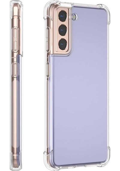 Galaxy S21 Plus Kılıf Zore Nitro Anti Shock Silikon Kılıf Renksiz