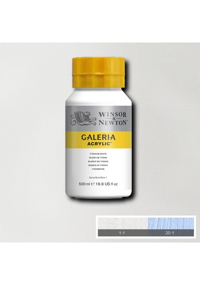 Winsor Newton Galeria Akrilik Boya Titanium White 0,15 L